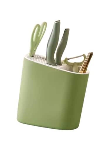 Plastic Knife Holder Drawer Knives Storage Rack Utensil Holder for Countertop Knife Holder for Kitchen Multi-function Silverware Organizer Cutlery Holder Cutlery Organizer Tableware Container