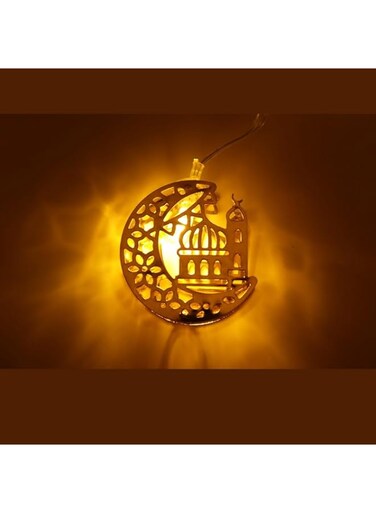 YU WELL Ramadan String Lights,Battery Operated Eid String Light, Star Fairy String Lights for Eid Festival Christmas Bedroom Garden Decorations, (2m/S2, Warm White)