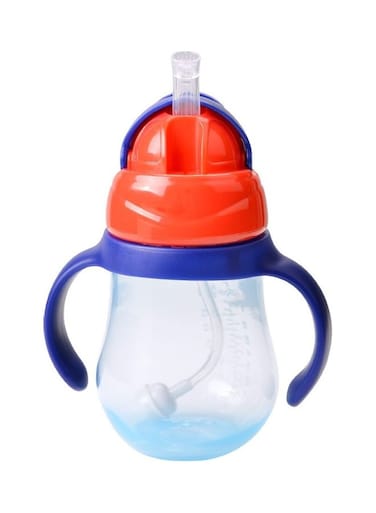 Double Handle Drinking Straw Cup