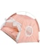 Rengu Indoor Pet Tent, Cute Dog Tent House, Washable, Removable for All Seasons (Pink)