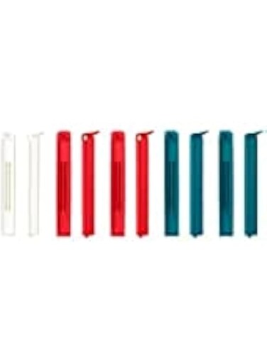 IKEA MULTI COLOUR BEVARA SEALING CLIPS SET OF 30