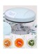 Manual Mini Food Chopper, Hand-Powered Food Clear