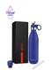 750ml Vacuum Insulated Water Bottle with Straw Lid - 2 lids included, Keeps Drinks Hot &amp; Cold, 18/8 Stainless Steel, Double-Walled Flask with Inner Copper Coating - Sports, Gym - Larvik Blue