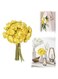 Azonee Artificial Ranunculus 2 Bouquets Artificial Flowers 12PCS Faux Ranunculus Flowers for Vase Filler Bouquet Wedding Decor Bridal Shower Floral Filler Flowers Centerpieces (Yellow)