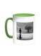 The Consequences Of Wars Printed Coffee Mug Green/White