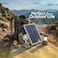 STARGOLD Multi-Purpose Emergency Solar Charger 12v 3w, Tempered Glass with Aluminium Frame For Rechargeable Lantern, Compact Outdoor Solar Charger for Camping, Travel &amp; Emergency Backup, SG-5006