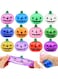 8 PCS Stress Relief Toys Stretch Figure Sensory Toy for Anxiety Reducer Play,Tension Relief for Adults &amp; Help for Autism &amp; ADHD,Party Favors,Goodie Bag Fillers,Birthday Day Gifts and Prize (Pumpkin)