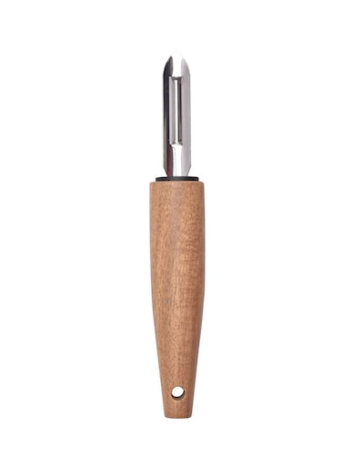 Life Stainless Steel Peeler Silver/Brown