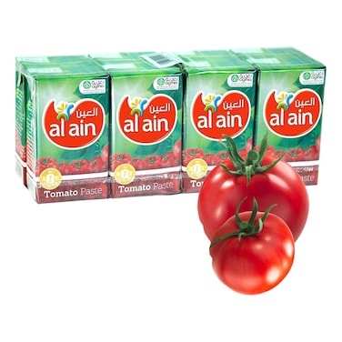 Al Ain Tomato Paste, 135g Pack of 8