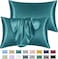 Home Silky Satin Pillowcase Set &acirc;&euro;&ldquo; Smooth, Hypoallergenic Pillow Covers with Envelope Closure for Hair &amp; Skin Care