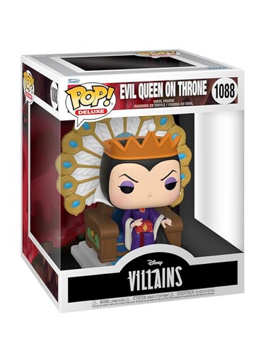 Funko Pop! Deluxe: Disney Villains-Evil Queen on Throne - Collectable Vinyl Figure - Gift Idea - Official Merchandise - Toys for Kids &amp; Adults - Movies Fans - Model Figure for Collectors and Display