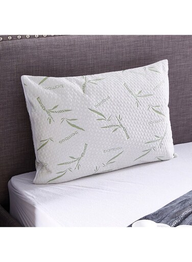 Box Waterproof Pillow Protector Polyester White 50x75cm
