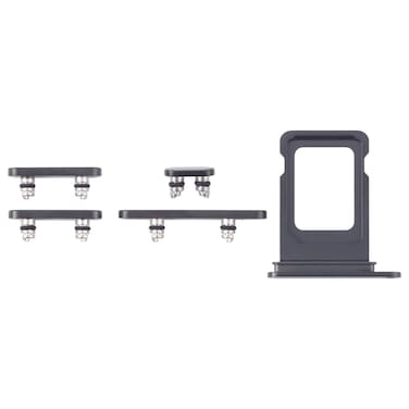 For iPhone 16 Pro Max Original SIM Card Tray + Side Keys &ndash; Black