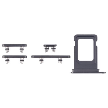 For iPhone 16 Pro Max Original SIM Card Tray + Side Keys &ndash; Black