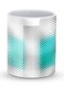 Premium Cubic Stairs Designer Mug White/Grey/Green