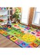 CENXI Playroom Rug 4 X 6, Rugs for Girls Kids Bedroom, ABC Rug with Alphabets Animals Shapes, Educational and Fun Child Playmat, Learning Rug Carpets for Children Toddler (Colorful)