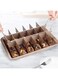 joeji&#39;s Kitchen Brownie Baking Mould Pan Rectangular Baking Mould 31 cm x 20 cm Non-Stick with 18 Dividers Chocolate Brownies Cookie Cutter