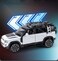 Land Rover Official Licensed 1:18 Scale Defender 110 Diecast Model Car &ndash; Zinc Alloy Metal SUV Collectible Toy with Opening Doors, Pull-Back Action, Realistic Sound &amp; Lights &ndash; (White)