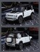 Land Rover Official Licensed 1:18 Scale Defender 110 Diecast Model Car &ndash; Zinc Alloy Metal SUV Collectible Toy with Opening Doors, Pull-Back Action, Realistic Sound &amp; Lights &ndash; (White)