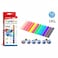 MOTARRO Plasticine Modeling Clay Set (ME145-3) &ndash; 12 Vibrant Fluorescent Colors &ndash; Non-Toxic, Ultra-Soft Air-Dry Clay for Kids, Arts &amp; Crafts, and School Projects &ndash; Mess-Free &amp; Pliable