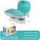 Yaya Duck Babylove 3-in-1 Portable Baby Dining Chair &amp; Booster Seat with Musical Piano Mat &ndash; Adjustable Height, Detachable Easy-Clean Tray, and Portable Backpack Mode (6 Months+)