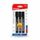 MOTARRO Permanent Marker 3 Pack MC031-7, Fine Tip, Black Ink, Quick Dry, Waterproof &amp; Fade Resistant &ndash; Ideal for Office, School, Home &amp; Industrial Use