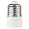 Terminator Bulb Holder Converter E27-E14B TLHC 2714 White