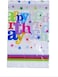 Italo Disposable Table Cloth for Birthday Party, White