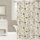 AL ARQAM Shower Curtain for Bathroom 178x183CM with 12 PCS Plastic Hooks
