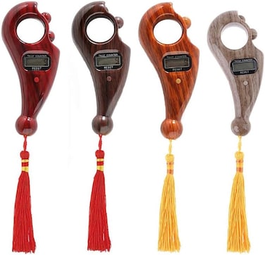 AL ARQAM Digital Tasbeeh Counter &ndash; Portable LCD Electronic Tally Counter for Prayer, Dhikr, and Meditation &ndash; Finger Counter with Direction Guide &ndash; Islamic Gift