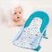 Yaya Duck Babylove Folding Baby Bath Rack &ndash; Safety Certified Newborn to Toddler Bather &ndash; Anti-Slip Portable Shower Chair with Ergonomic Support &amp; Drain Holes for Ages 0 Months+