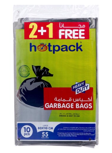 Garbage Bag Hd 80X110 cm 55 Gallon Black 80x110cm