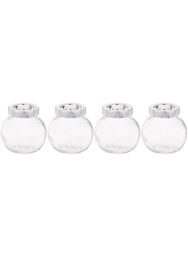 Ikea Aluminum Rajtan Spice Jars Set for Storage, Set of 4