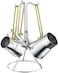 OMS Set of 3 Stainless Steel Turkish Coffee Pots with Stand/Holder &ndash; Made in Turkey   7034