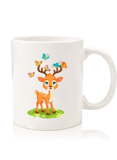 Premium Quality Two Sided Printed Coffee Mug Tea Cup For Home Office, Kids Men Women deer