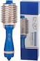 PrecisionWare Enzo EN-6213 Electric Ion Hot Air Brush, 2-in-1 Hair Dryer And Styler With Ionic Technology, Ceramic Brush, Adjustable Heat And Speed Settings, Intl Version (Blue)