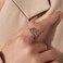 Copper Plated With White Gold Adjustable Ocean Life Opening Ring(YIR302-E)
