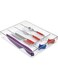 iDesign Plastic Linus Cutlery Tray, Clear - ID53930ES