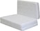 Karpentone Foam Mattress Tri-3-Pieces Foldable Travel Camp Guest Mattres with Hand Carry Cover Size 180x120x7CM - White