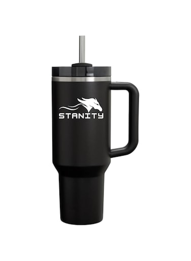 STANITY Stainless Steel Tumbler/Cup, Keeps Drinks Hot &amp; Cold, Insulated Travel Mug &ndash; Double-Wall Vacuum Insulated, Durable &amp; Eco-Friendly for Home, Office &amp; Travel, 1.2L