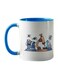 Piece Science Lab Printed Coffee Mug White/Blue/Orange 325ml