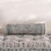 Home Layla Embroidered Filled Cushion - Grey