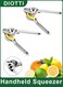 2-Pack Handheld Lemon Lime Orange Squeezer, Stainless Steel Citrus Juicers, Easy Press Fruit Extractor for Fresh Juice, Cocktails &amp; Cooking
