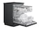 Samsung Dishwasher New Series with 14 Place Setting, 7 Programs, Automatic Drying, Digital Display Black Color DW60DG550FSG