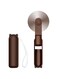 X spring Portable Mini Fan, Speed Foldable Mini Hand Held Fan, USB Rechargeable 1200mAh Battery and 4 Adjustable Small Fan for Girls Women suit for Travelling, Outdoor (Brown)