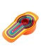 Rainbow Combination Measuring Cups and Spoons Set Multicolour 5x9x17centigram