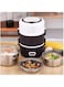 Dubai Gallery Multifunctional Cooking Lunch Box Black/White