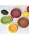 Set of 4 Airtight Fruit Storage Containers Fresh-Keeping Box with Silicone Film