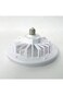 LED Fan Pendant Light, E27 Universal Rotating Lamp, Aromatherapy Compatible, White