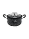 Smile Granite Non-Stick Soup Pot-1.5L with Glass Lid-Large Cooking Pot with Heat Resistant Handles-Multi-Layer Granite Non stick Cookwares